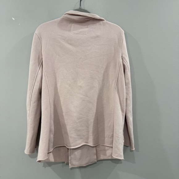 Frank & Eileen Coat Belfast Lab Double Breasted Triple Fleece in Pink - Picture 6 of 7